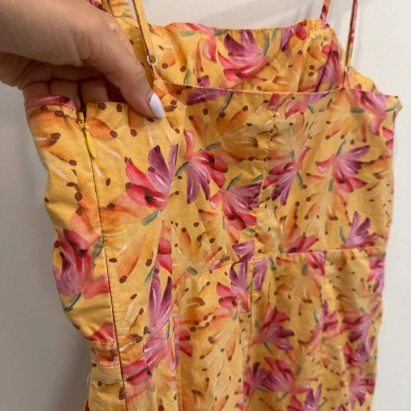 FARM Rio Vibrant Yellow Floral Jumpsuit - Picture 9 of 11